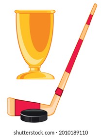 Prize of the championship on winter sports hockey