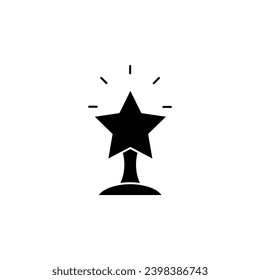 icono de línea de concepto de premio. Ilustración de elemento simple. diseño de símbolos de esquema de concepto de premio.