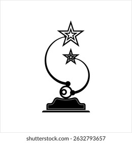 Preis-Symbol, Award-Symbol, Trophy-Symbol, Vektorgrafik