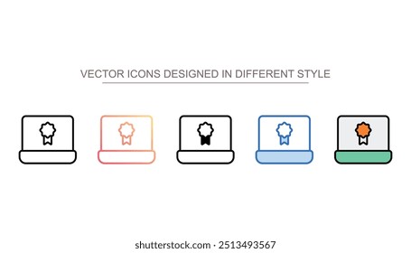 Diseño de icono de premio con fondo blanco ilustración de stock