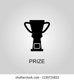 Prize icon. Prize symbol. Flat design. Stock - Vector illustration