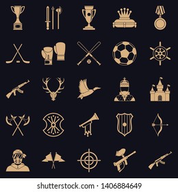 Prize icons set. Simple set of 25 prize vector icons for web for any design