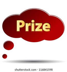 Prize logo located on a white background