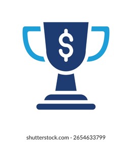 Premio dinero de color icono de diseño de Vector bueno para el Web o App móvil