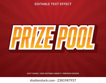 plantilla de efectos de texto editable para grupos de premios, uso para marca comercial y logotipo