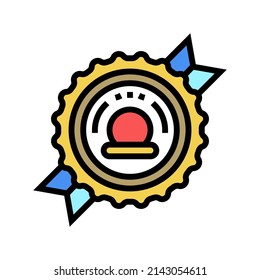 prize sport competition color icon vector. prize sport competition sign. isolated symbol illustration