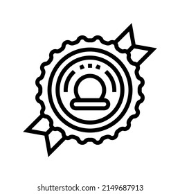 prize sport competition line icon vector. prize sport competition sign. isolated contour symbol black illustration