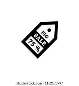 Prize tag icon vector