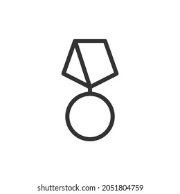 Prize thin line icon. Symbol in trendy outline style. Premium design for web and apps. Perfect for UI. 