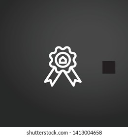 Prize vector icon. Prize concept stroke symbol design. Thin graphic elements vector illustration, outline pattern for your web site design, logo, UI. EPS 10.