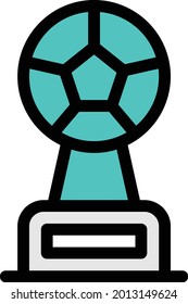 prize with white background. prize is a symbol of achievement .colour line icon.