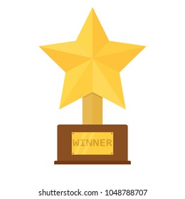 prize winner vector icon illustration