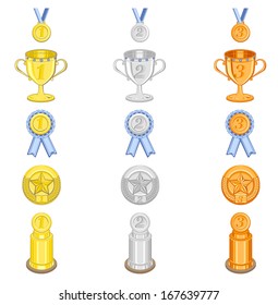 Prizes and Awards, success vector elements