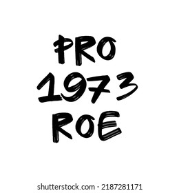 Letras ROE Pro 1973. Estilo graffiti. Ilustración del vector