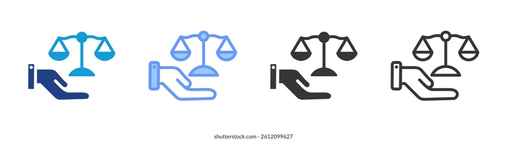 Pro Bono icon set multiple style collection