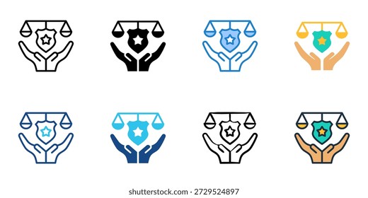 Pro Bono Icons setzen mehrere Stilkollektion. Bearbeitbarer Strich 
