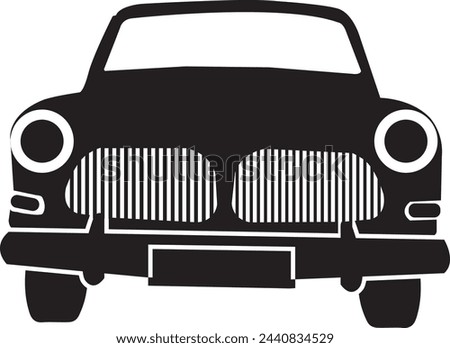 Pro car icon vector. Volvo car black icon.