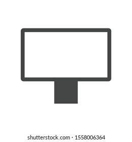 Pro display icon isolated on white background. Monitor symbol modern, simple, vector, icon for website design, mobile app, ui. Vector Illustration