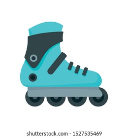 Pro inlane skates icon. Flat illustration of pro inlane skates vector icon for web design