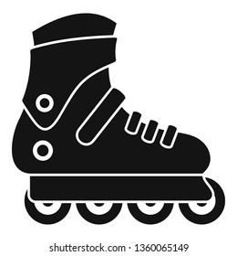 Pro inlane skates icon. Simple illustration of pro inlane skates vector icon for web design isolated on white background