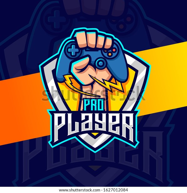 Pro Player Esport Game Logo 库存矢量图（免版税）1627012084 | Shutterstock