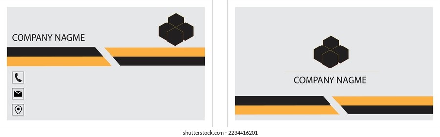 pro professional business card design template.