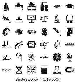 Pro technical icons set. Simple set of 36 pro technical vector icons for web isolated on white background