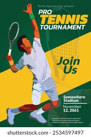 Pro Tennis Tournament Sport Poster