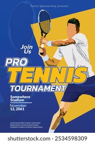 Pro Tennis Tournament Sport Poster
