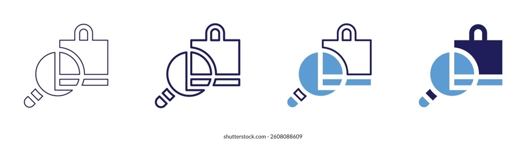 Proactive customer support icon in 4 different styles. Thin Line, Line, Bold Line, Duotone. Duotone style. Editable stroke.