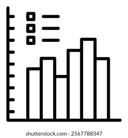 Probability Distribution Icon Element For Design