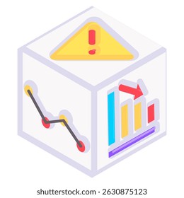 Probability icon represented by Probability symbol Flat style.