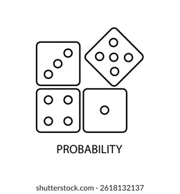 probability icons  symbol vector elements for infographic web