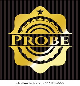 Probe gold emblem