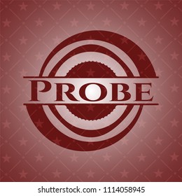 Probe red emblem. Retro