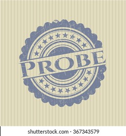 Probe rubber grunge texture stamp