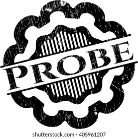 Probe rubber grunge texture stamp