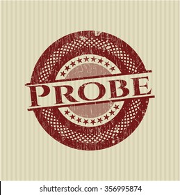 Probe rubber texture