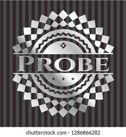 Probe silvery emblem or badge