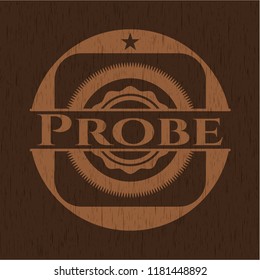 Probe wood emblem. Vintage.