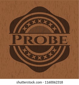 Probe wooden emblem