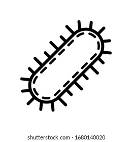 Probiotic bacteria, Good microorganisms concept isolated on white background. Propionibacterium, lactobacillus, lactococcus, bifidobacterium, streptococcus thermophilus