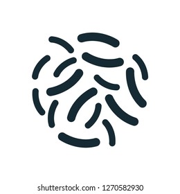 probiotic bacteria health nutrition  icon and symbol design vector