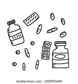 Probiotic concept. Vector illustration.