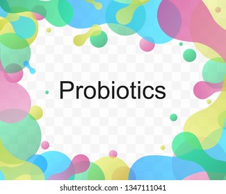 Probiotic logo. Bacteria probiotic on a white background. Logo vector. 