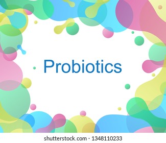 Probiotic logo. Bacteria probiotic on a white background. Logo vector. 