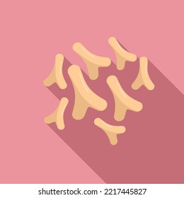 Probiotic microorganism icon flat vector. Intestine fermentation. Gut bacteria