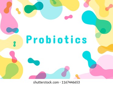 Probiotics bacteria logo. Simple flat style trend modern logotype graphic design isolated on white background. Prebiotic, Lactobacillus Vector Icon Design.