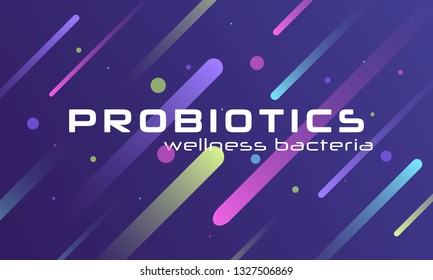 Probiotics bacteria logo. Simple flat style trend modern logotype graphic design isolated on white background. Prebiotic, Lactobacillus Vector Icon Design.