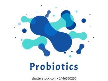 	
Probiotics bacteria logo. Simple flat style trend modern logotype graphic design isolated on white background. Prebiotic, Lactobacillus Vector Icon Design.